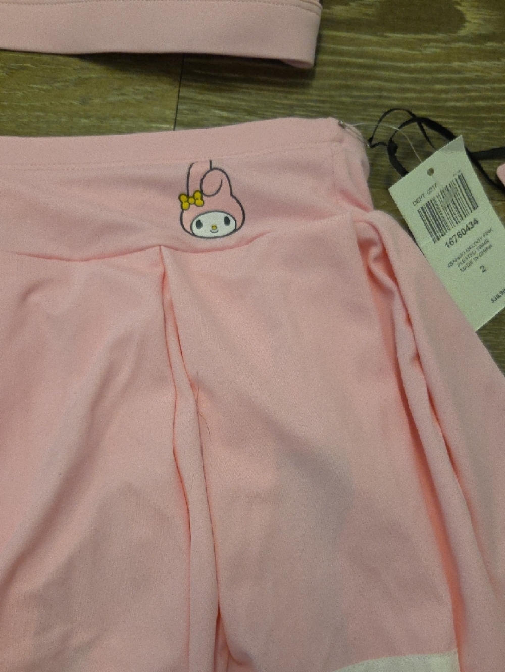 Pink 2X NWT My Melody Character Two-Piece Set with Bunny Ears - Picture 2 of 11